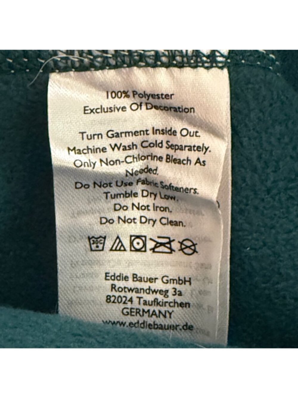 Eddie Bauer Men's Chilali Faux Shearling Fleece Vest Oyster Size L NWT - Picture 6 of 6